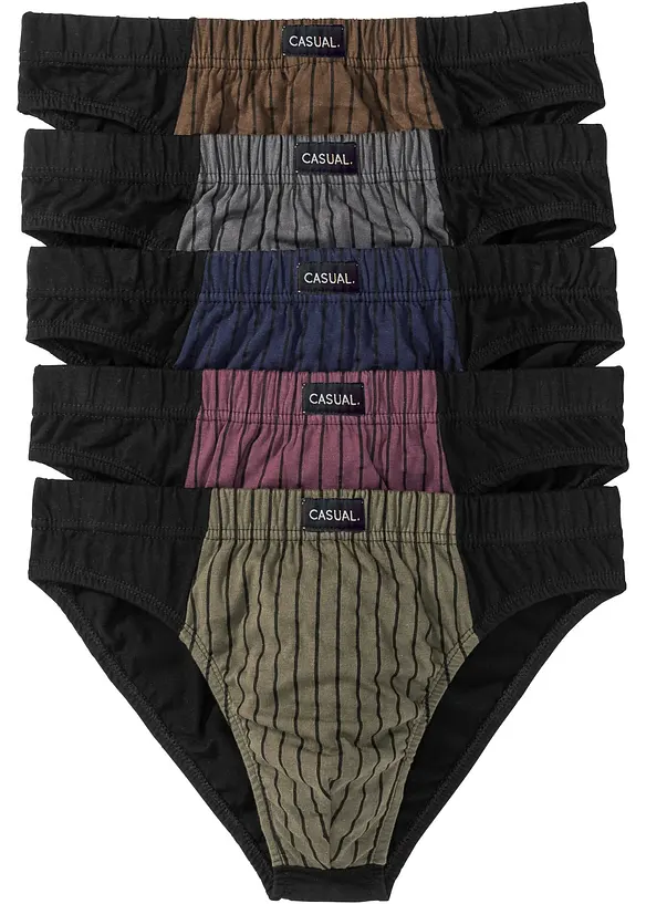 Truse i myk bomull (5-pack), bonprix