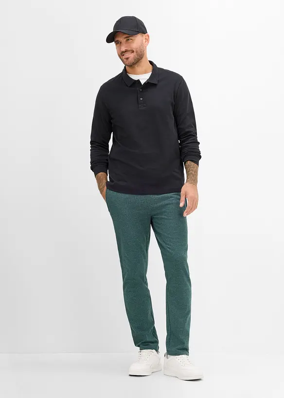 Joggebukse med glidel&aring;slommer, bonprix