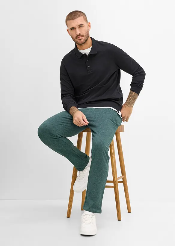 Joggebukse med glidel&aring;slommer, bonprix