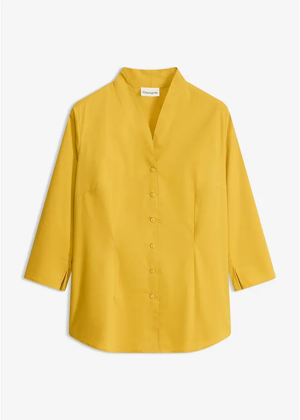 Bluse med st&aring;krage, bonprix