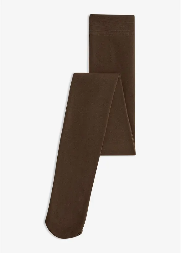 Varmende str&oslash;mpebukse med myk fleece 140 DEN, bonprix