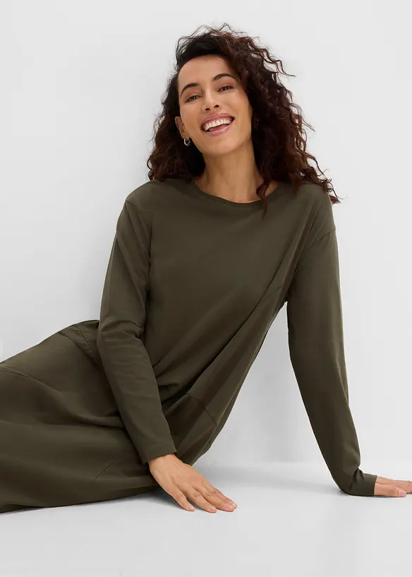 Jerseykjole i O-fasong, bonprix