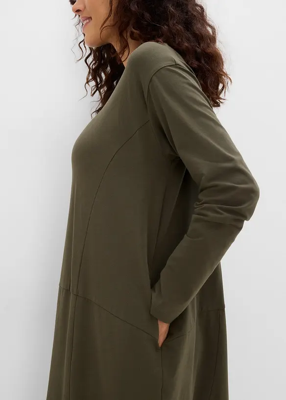 Jerseykjole i O-fasong, bonprix