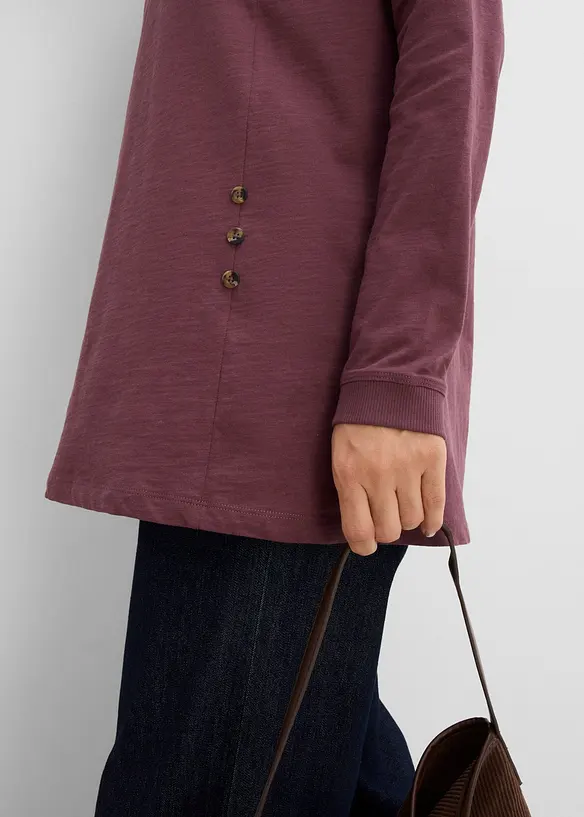 Lang topp i 100% bomull, bonprix