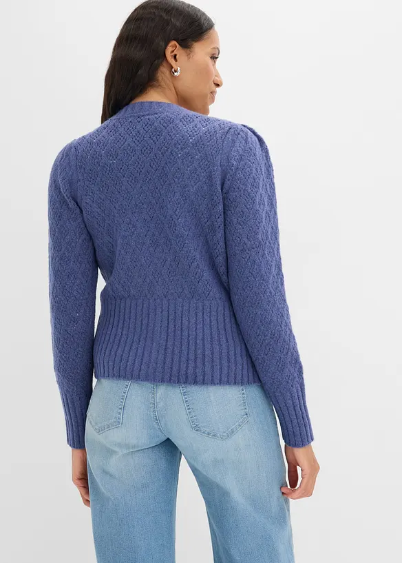 Finstrikket cardigan, bonprix