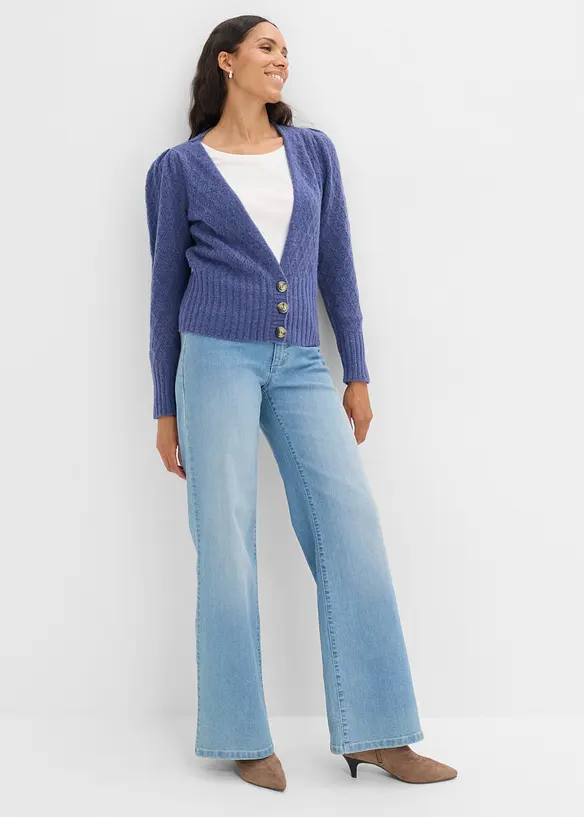 Finstrikket cardigan, bonprix