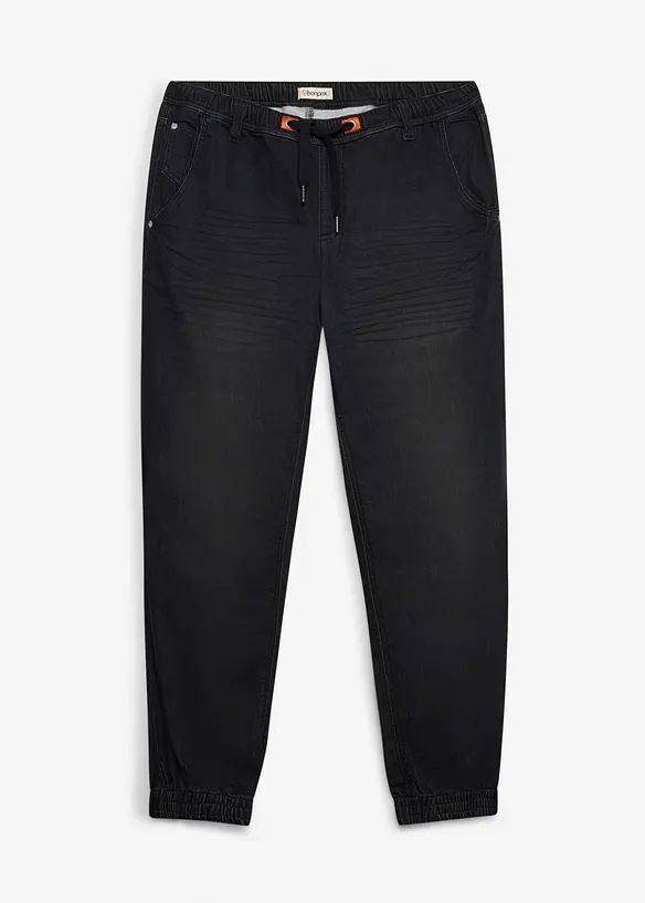 Regular Fit joggejeans med stretchlinning, Straight, bonprix