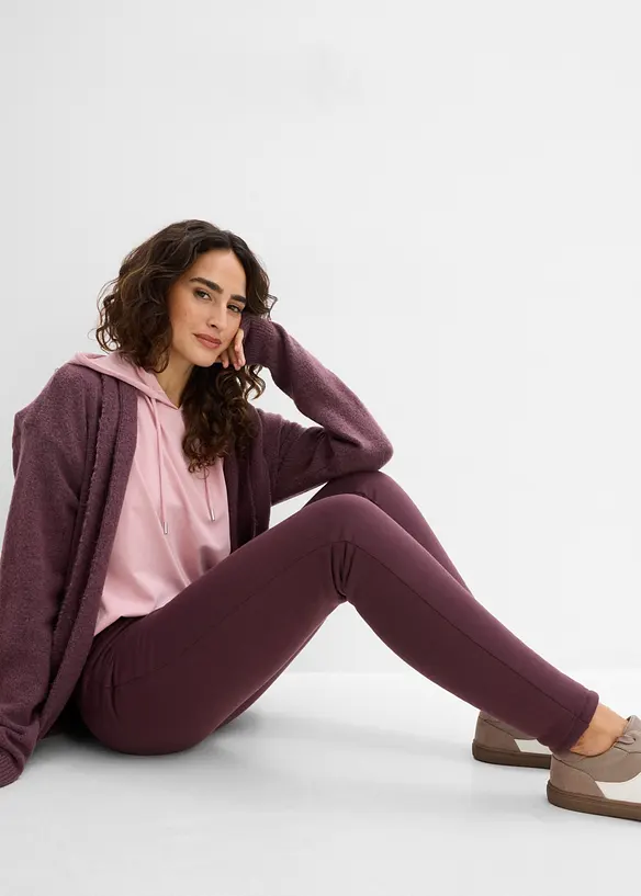 Varme leggings med pilef&ocirc;r, bonprix