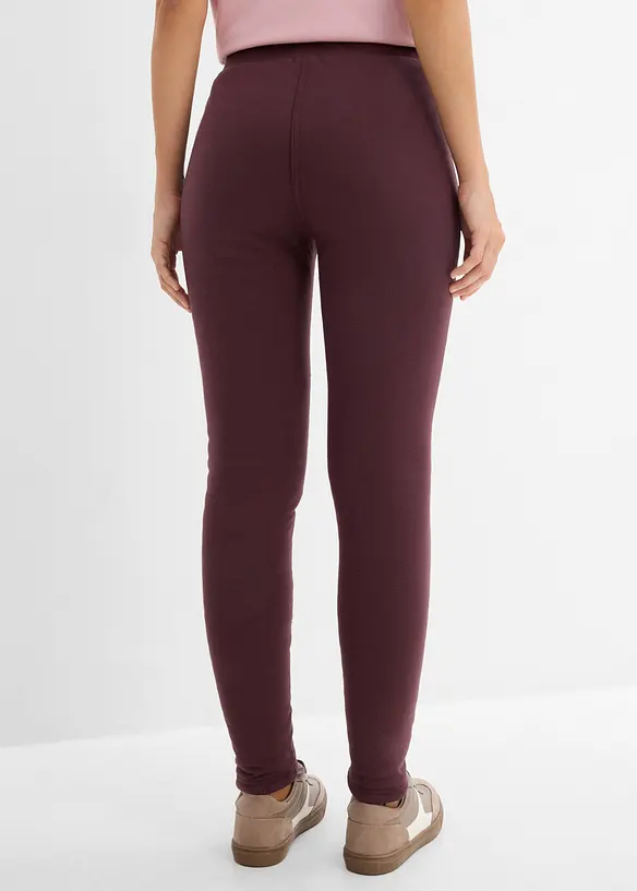 Varme leggings med pilef&ocirc;r, bonprix