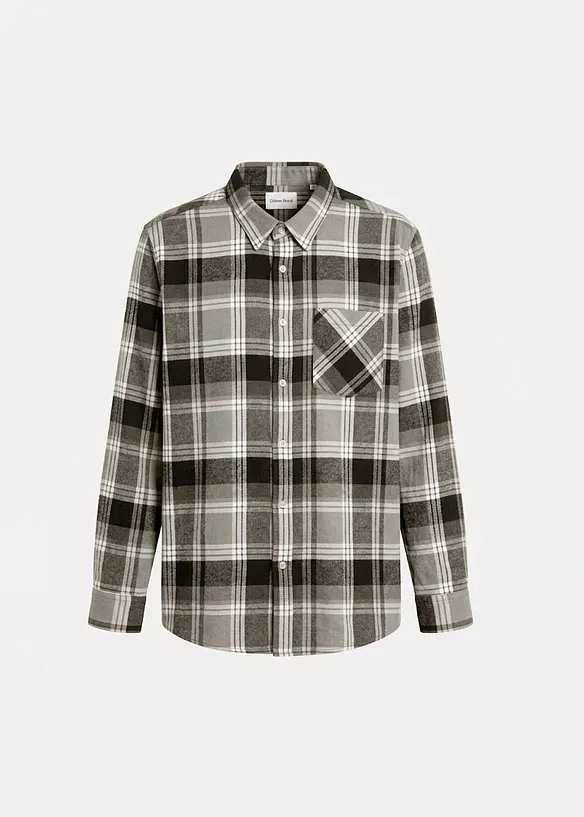 Flanellskjorte i 100% bomull, bonprix