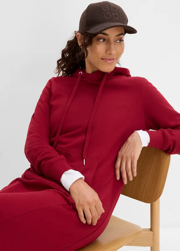 Sweatshirtkjole i bomullsmiks, bonprix