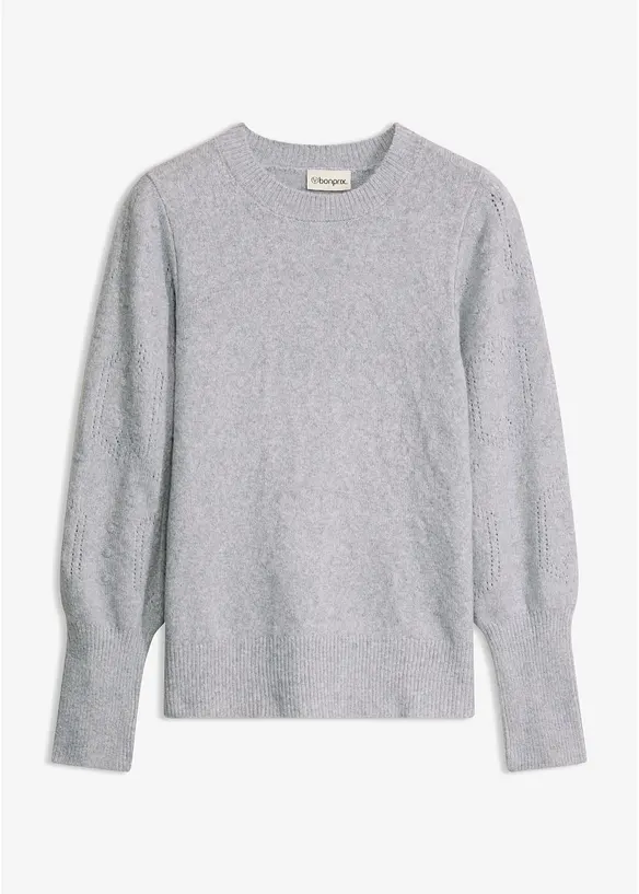 Genser med hullm&oslash;nster, bonprix