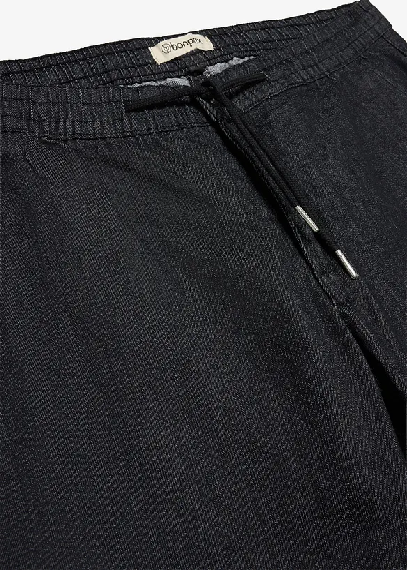 Lette Regular Fit pull on-jeans med stretchlinning, Straight, bonprix