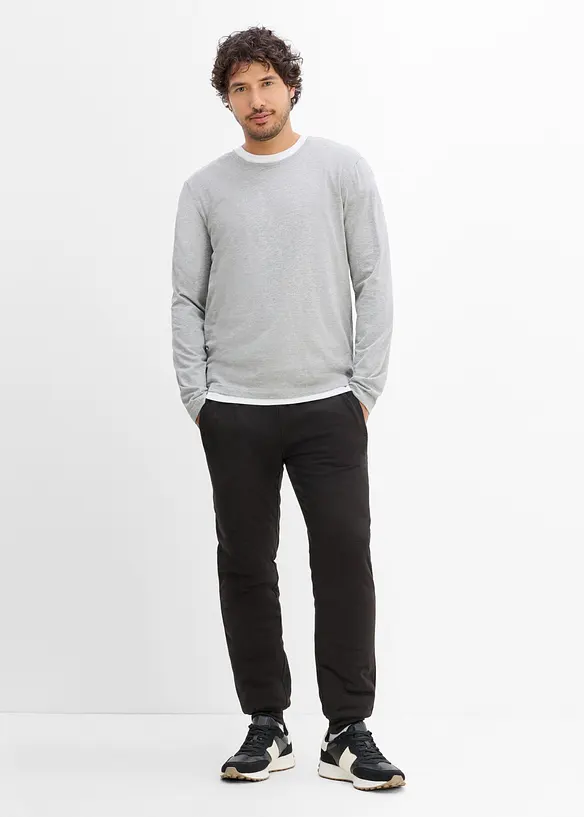 Varmende joggebukse med mykt fleecef&ocirc;r, bonprix