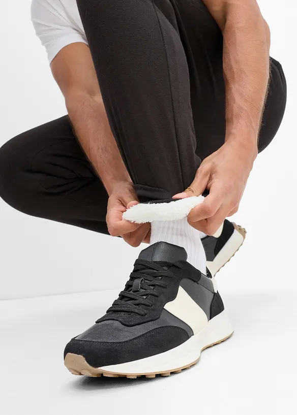 Varmende joggebukse med mykt fleecef&ocirc;r, bonprix