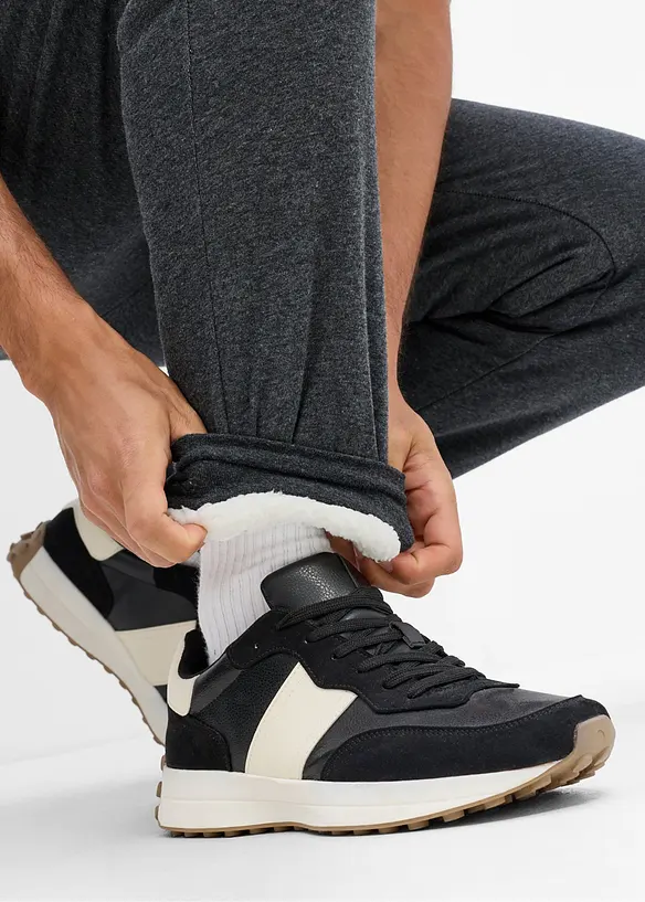 Varmende joggebukse med mykt fleecef&ocirc;r, bonprix
