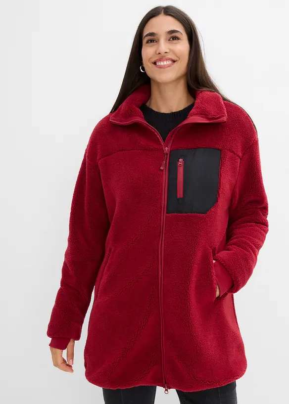 Jakke i teddyfleece, bonprix
