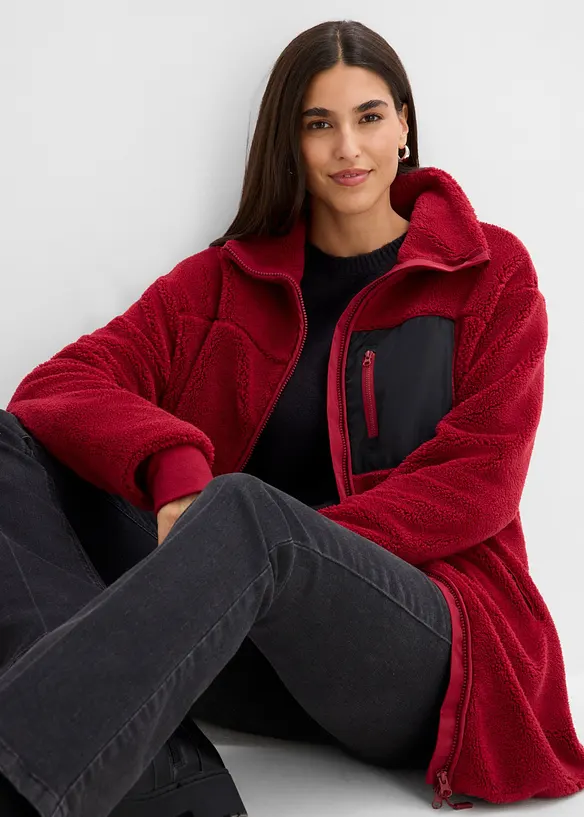 Jakke i teddyfleece, bonprix