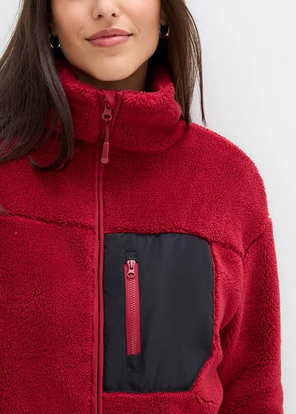 Jakke i teddyfleece, bonprix