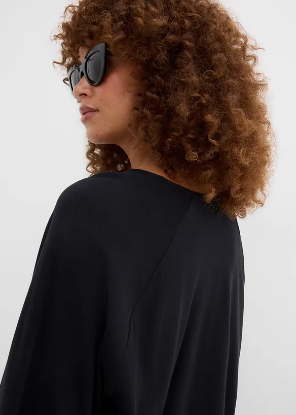 Oversized topp i 100% bomull, bonprix