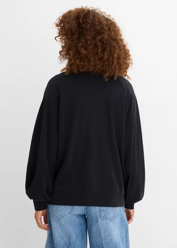 Oversized topp i 100% bomull, bonprix