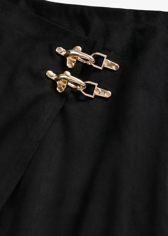 Omslagsskj&oslash;rt i imitert skinn, bonprix