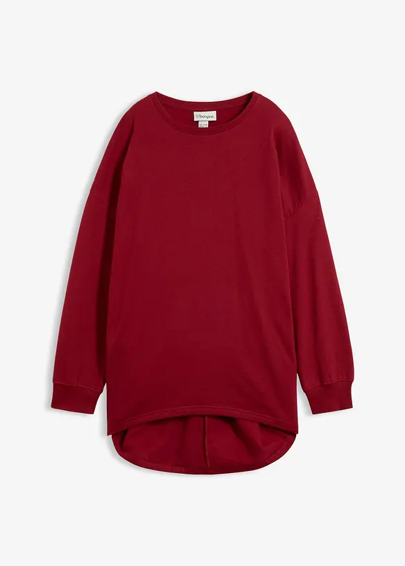 Oversized sweatshirt i 100% bomull, bonprix