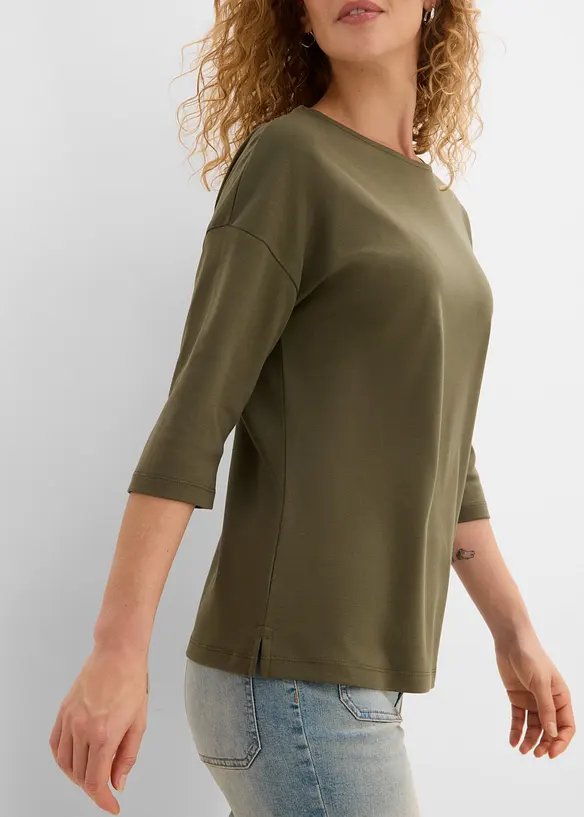 Topp i formfast, 100% bomull, bonprix