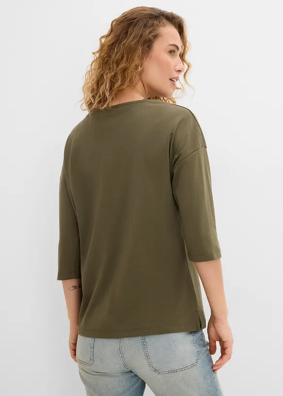 Topp i formfast, 100% bomull, bonprix