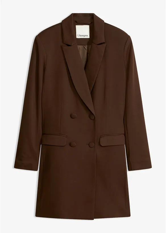 Lang blazer i Punto di Roma-materiale, bonprix