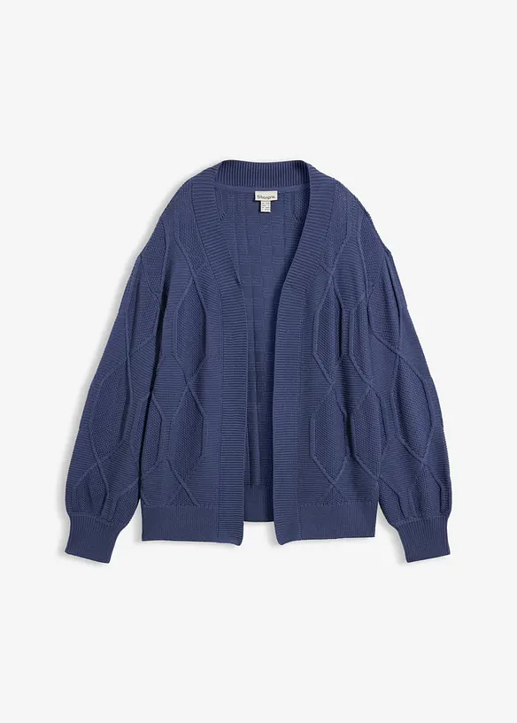 Kabelstrikket cardigan, bonprix