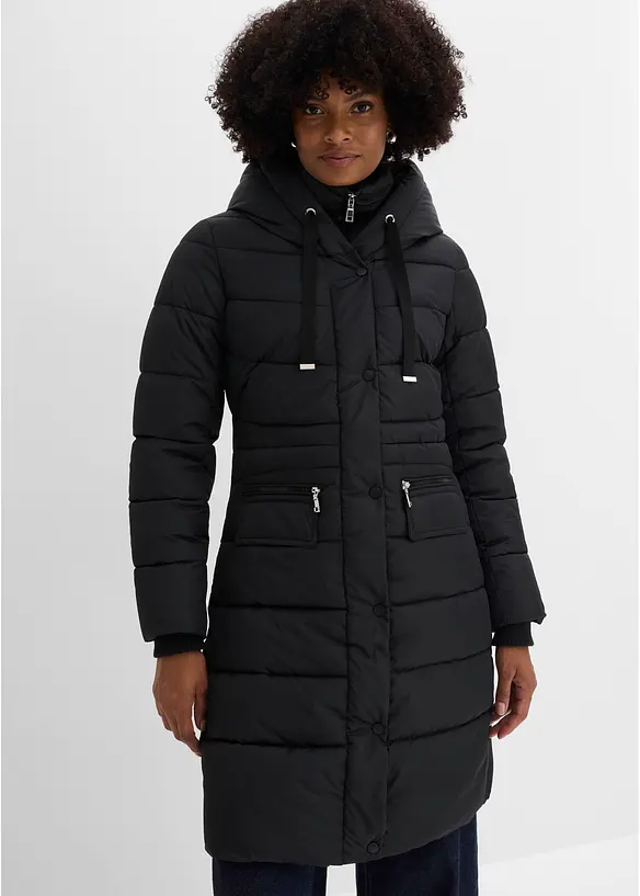 Vannavvisende, vattert k&aring;pe med vestinnfelling, bonprix