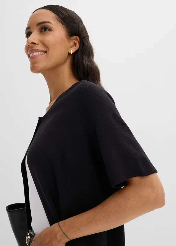 Cardigan i bomullsmiks, bonprix