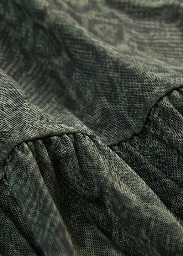 Jerseykjole i fin mesh, bonprix
