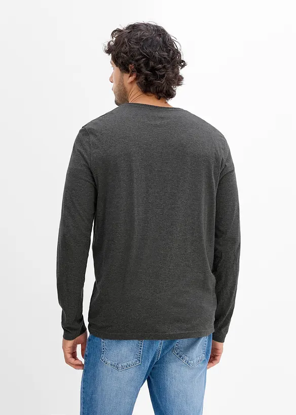 Langermet topp (2-pack), bonprix