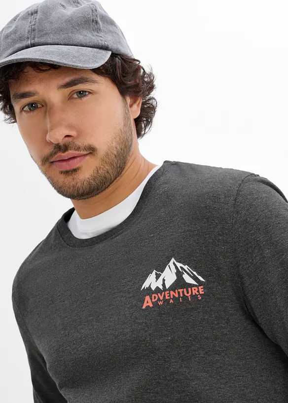 Langermet topp (2-pack), bonprix