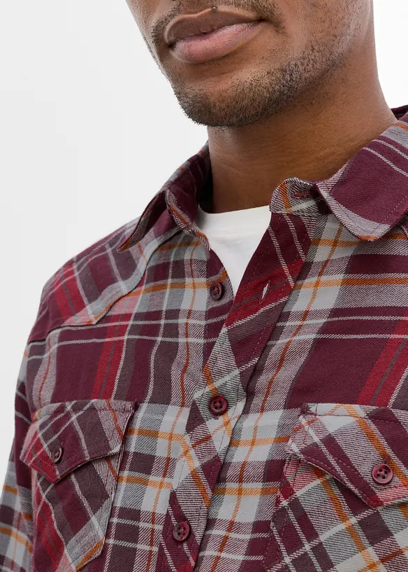 Flanellskjorte i 100% bomull, bonprix