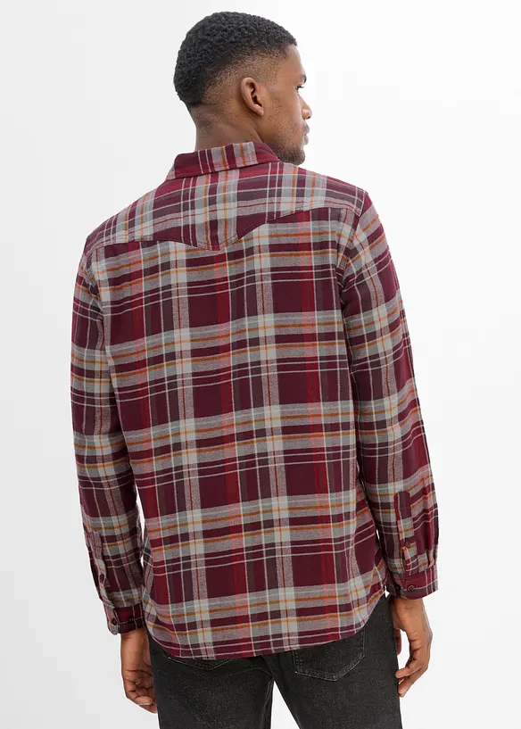 Flanellskjorte i 100% bomull, bonprix