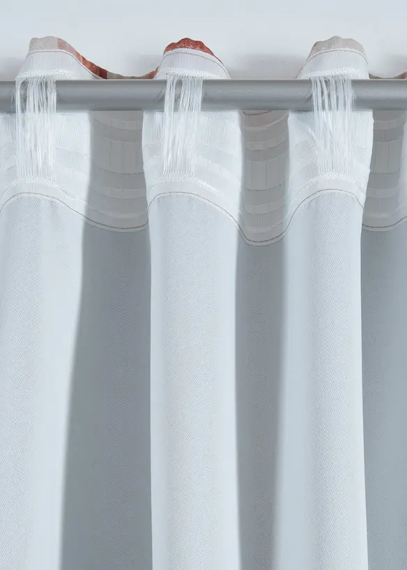 M&oslash;rkleggingsgardin med trykk (1-pack), bonprix