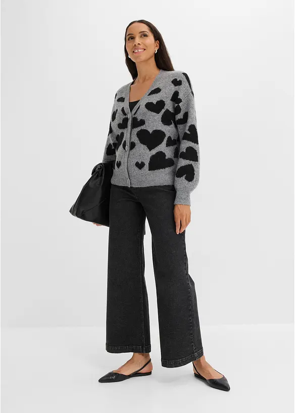 M&oslash;nstret cardigan, bonprix