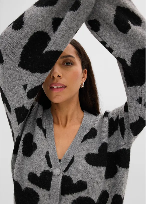 M&oslash;nstret cardigan, bonprix