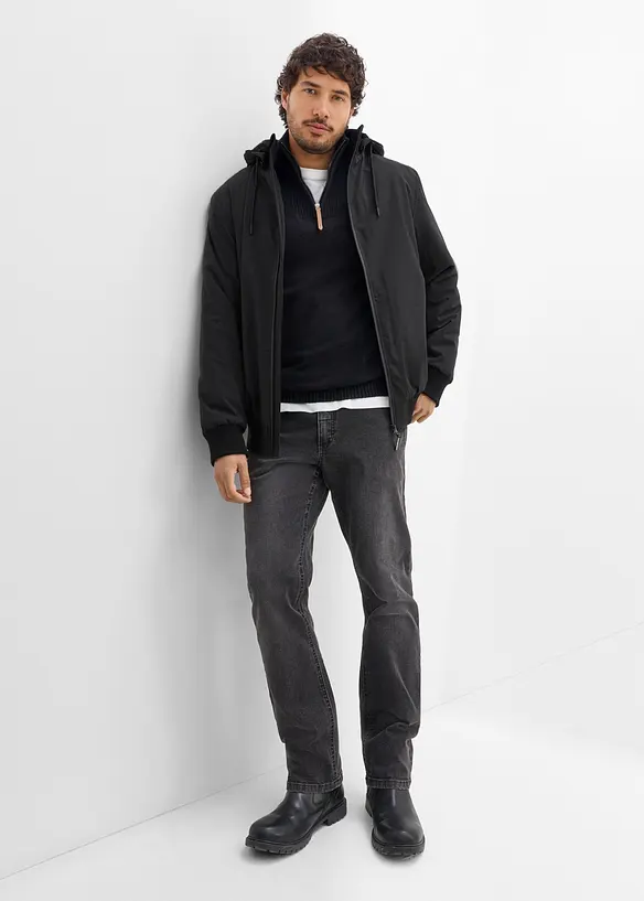 Vanntett vinterjakke med fleece, bonprix
