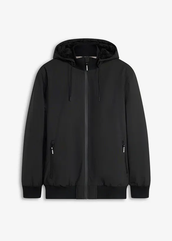 Vanntett vinterjakke med fleece, bonprix