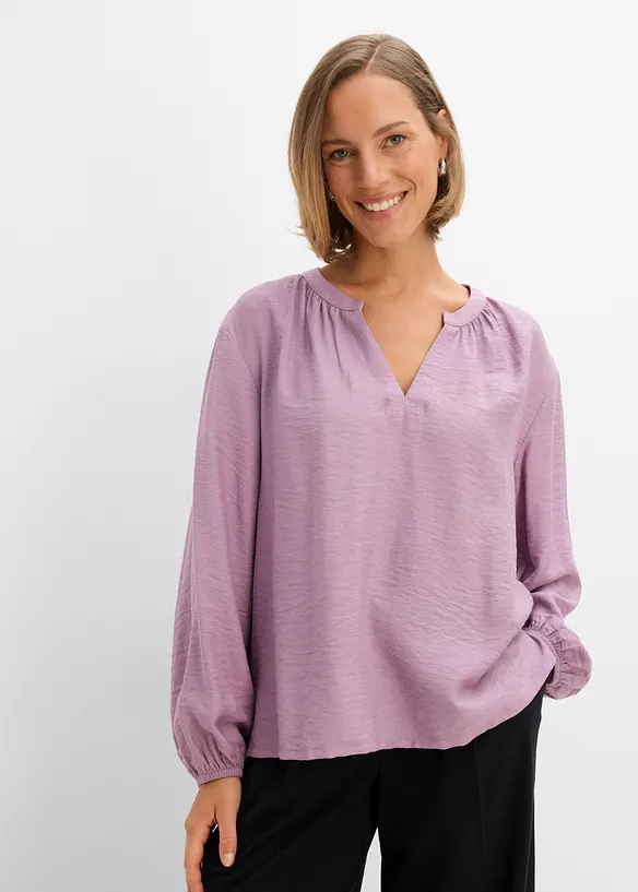 Bluse i viskosemiks, bonprix