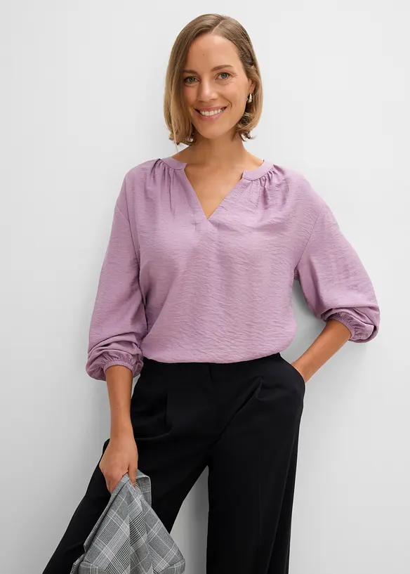 Bluse i viskosemiks, bonprix