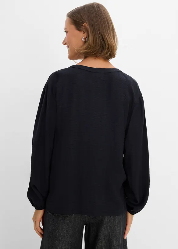 Bluse i viskosemiks, bonprix