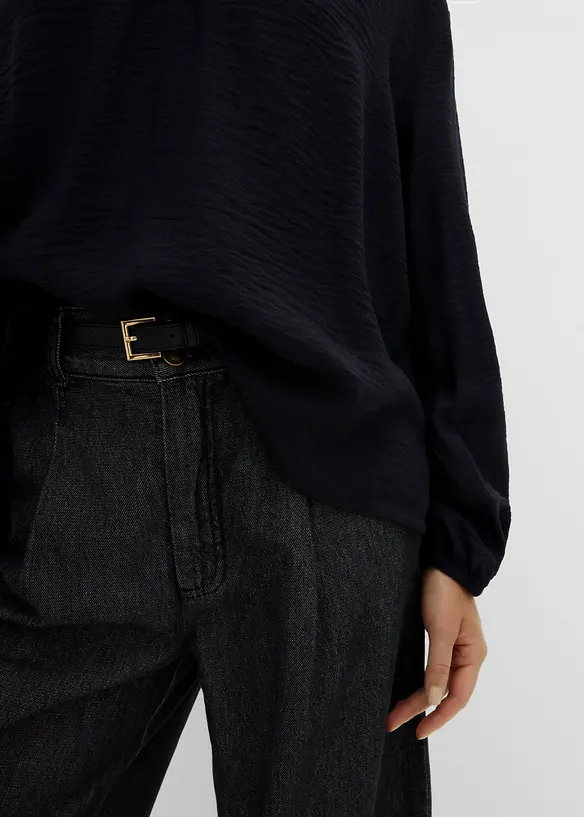 Bluse i viskosemiks, bonprix