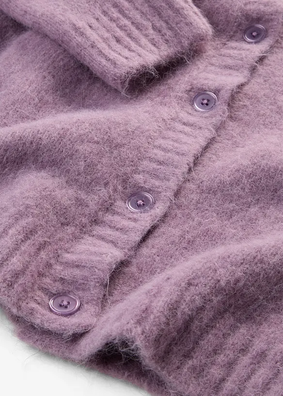 Cardigan med ull, bonprix