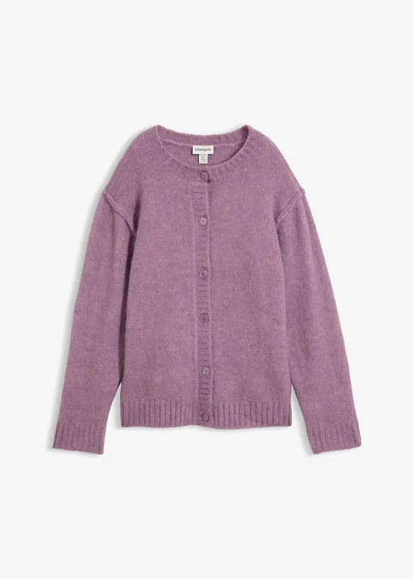 Cardigan med ull, bonprix
