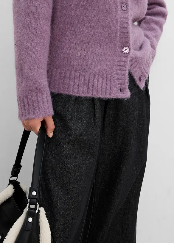 Cardigan med ull, bonprix